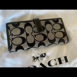 Coach Signature Thin Wallet